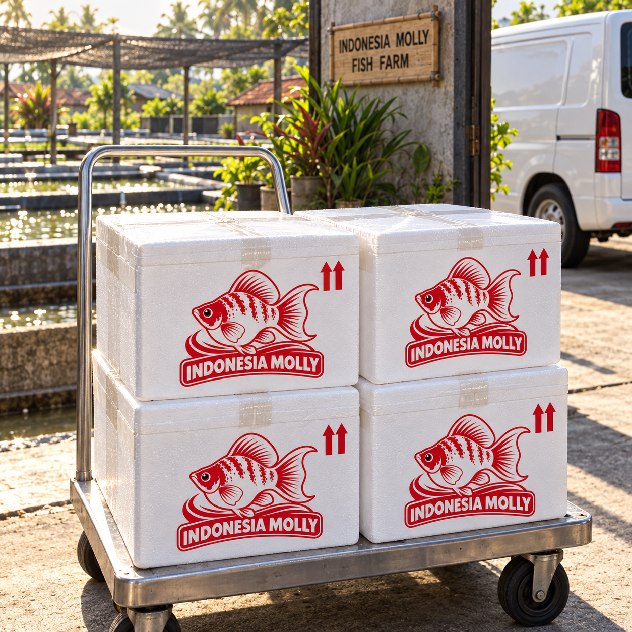 Distribusi ikan Molly